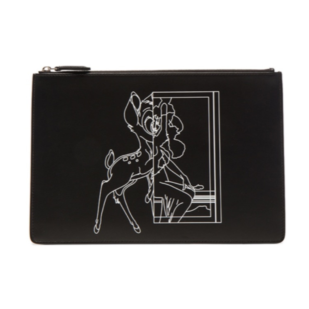 Authentic GIVENCHY Bambi Printed Medium Pouch